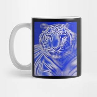 White Tiger from India - White colour Mug